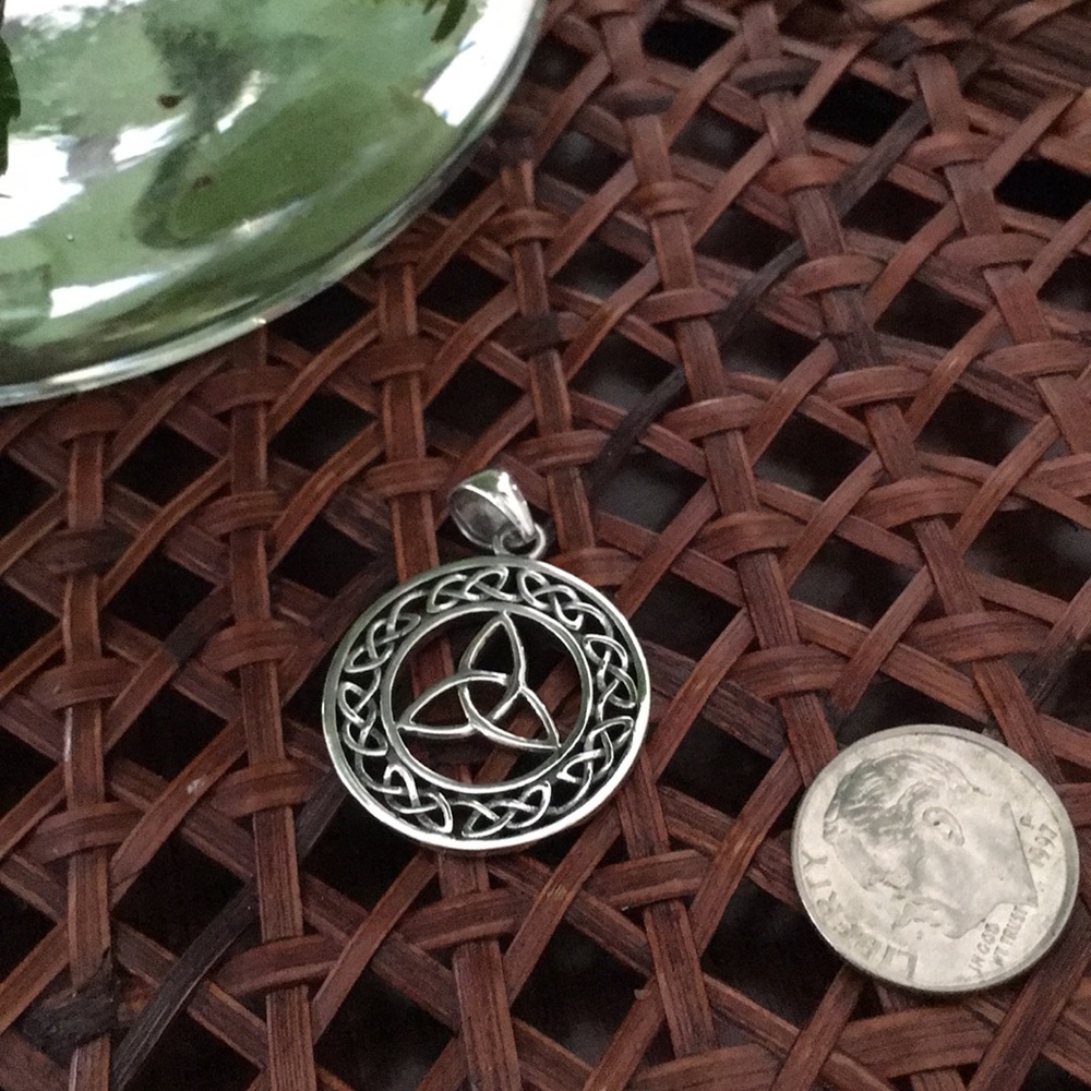 Silver Celtic Star Pendant